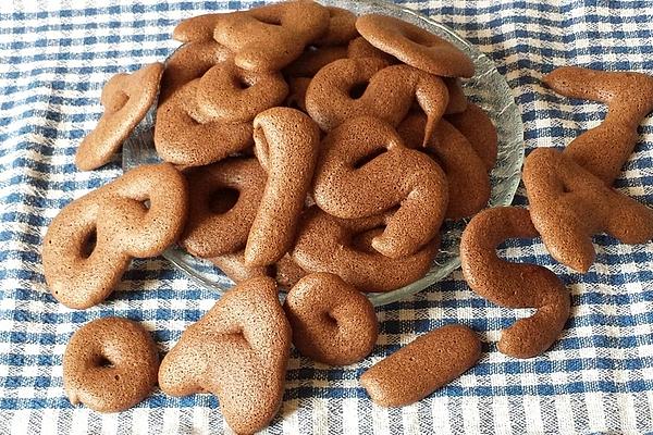 Letter Biscuits Are Low in Fat and Crispy