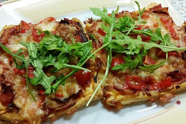 Lightning Fast Puff Pastry – Pizza