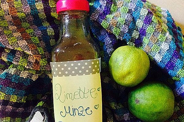Lime and Mint Syrup for Homemade Lemonade