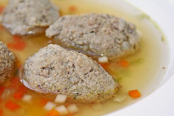 Liver Dumpling Soup