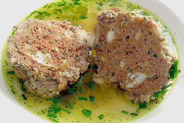 Liver Dumplings with Soup Meat