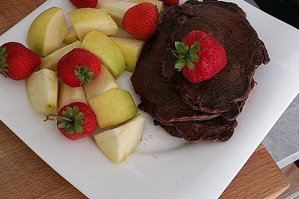 Low Carb Chocolate Pancakes