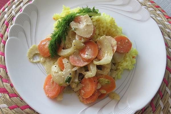 Low Carb Fennel and Carrot Vegetables