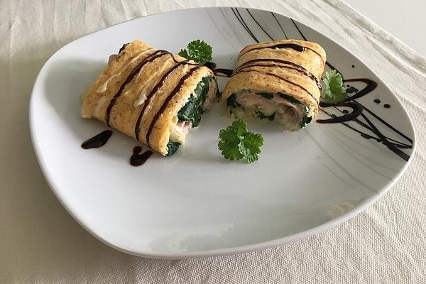 Low Carb Ham and Cheese Rolls