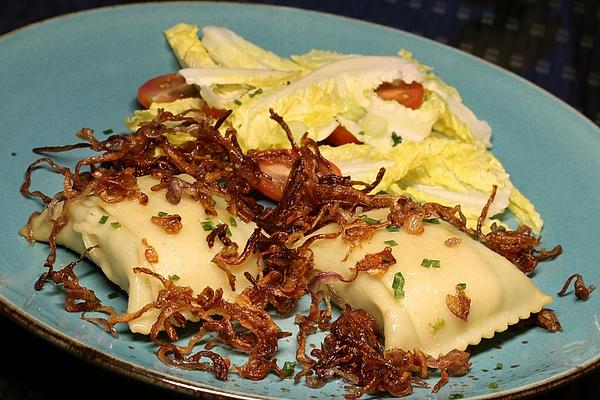 Malted Maultaschen – with Almost Melted Onions