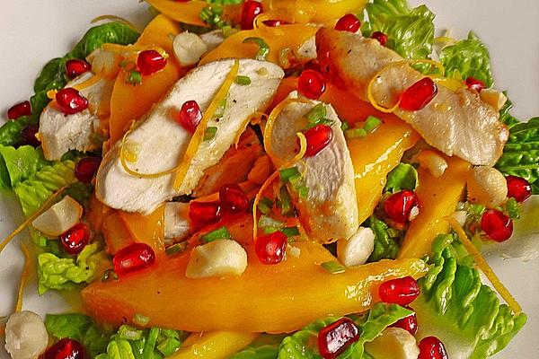 Mango Salad with Lemony Chicken Breast Fillet