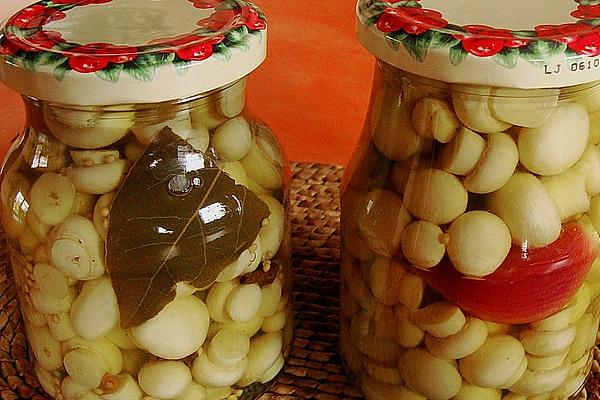 Marinated Mushrooms Preserved