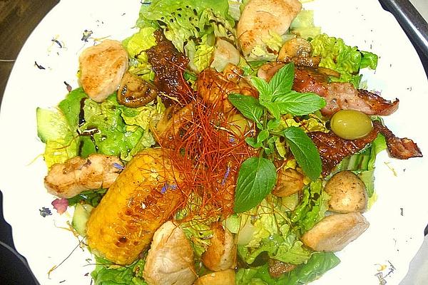 Marinated Turkey Strips for Your Salad