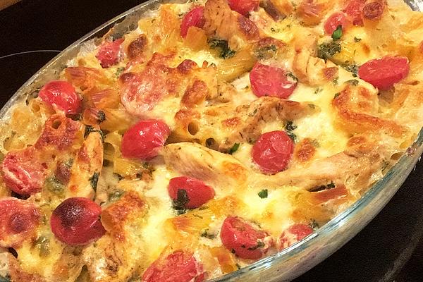 Mediterranean Chicken and Mozzarella Casserole