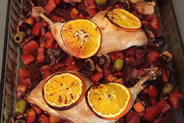 Mediterranean Garlic Chicken Thighs