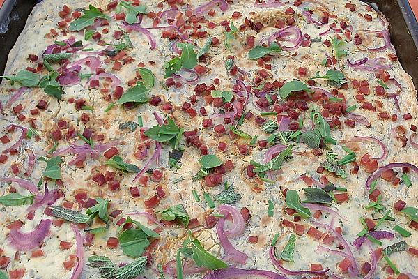 Mediterranean Tarte Flambée