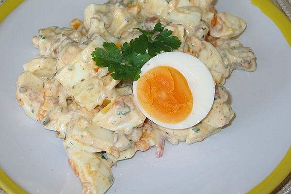 Men`s Egg Salad with Bacon for Bun