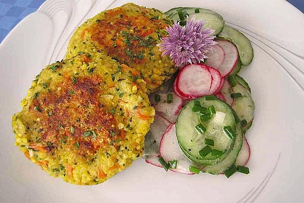 Millet and Carrot Patties