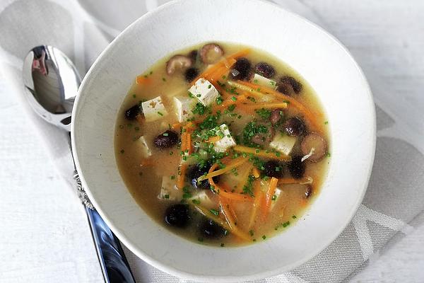 Miso Soup with Vegetables and Tofu