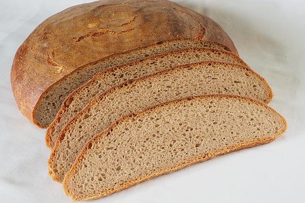 Mixed Rye Bread with Sour and Pre-dough