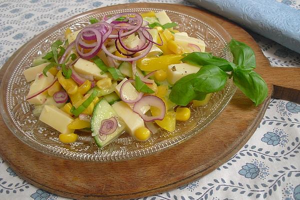 Mixed Salad with Cheese