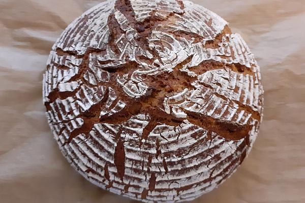 Moist Sourdough Mixed Rye Bread