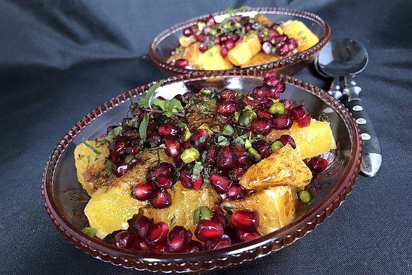 Moroccan Orange Salad with Pomegranate