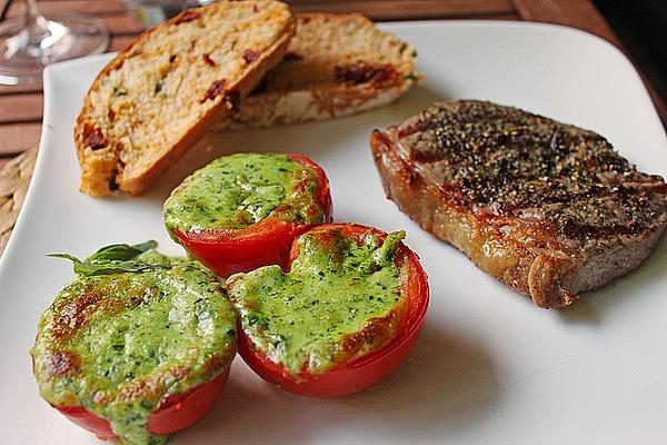 Mozzarella Gratinated Tomatoes