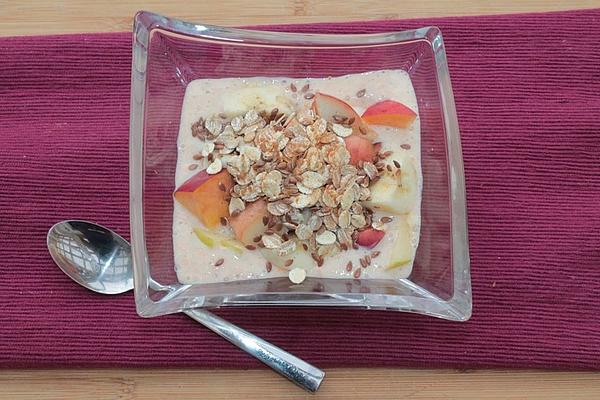 Muesli Fruit Yogurt with Linseed, Honey and Cinnamon