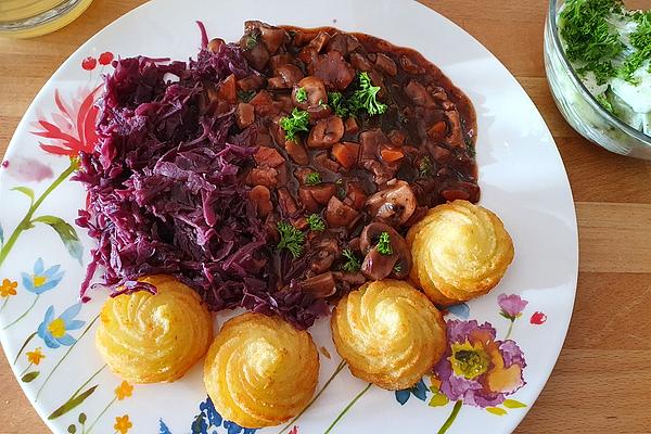 Mushroom and Chestnut Ragout