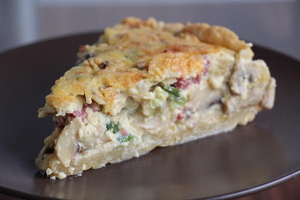 Mushroom – Bacon – Quiche