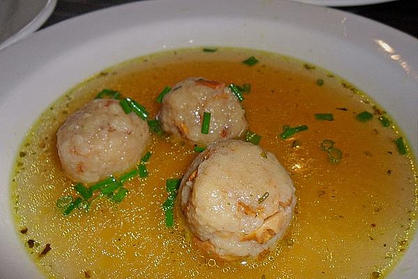 Mushroom Dumplings in Broth