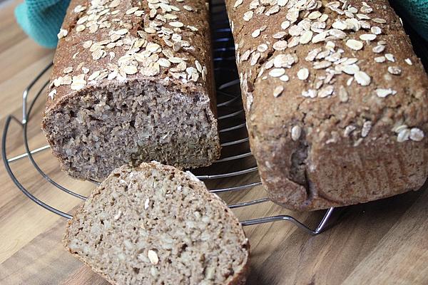 My Rye Sourdough Bread with Sesame Crust