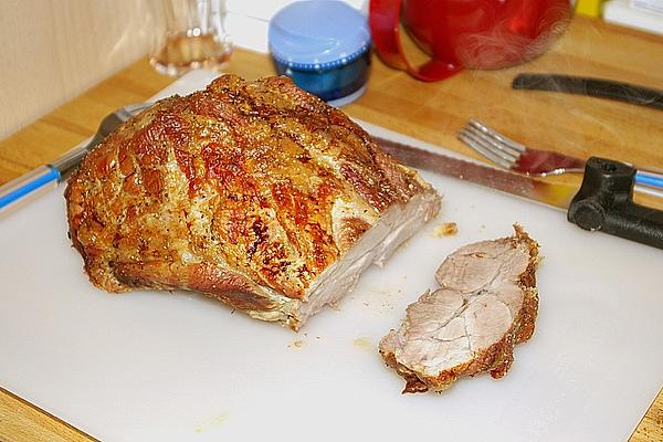 Neck Roast in Bed Of Salt