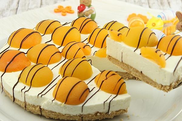 No-bake Apricot Cheesecake