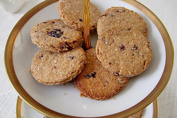 Oat Cookies with Cranberries