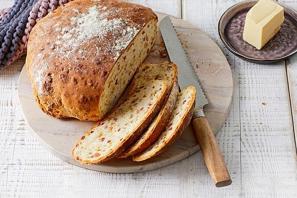 Onion, Cheese and Ham Bread