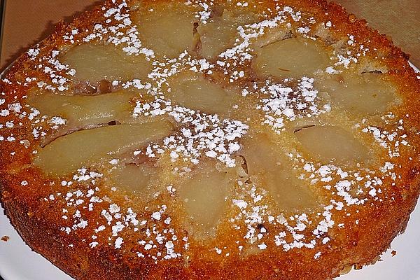 Overturned Pear Tart