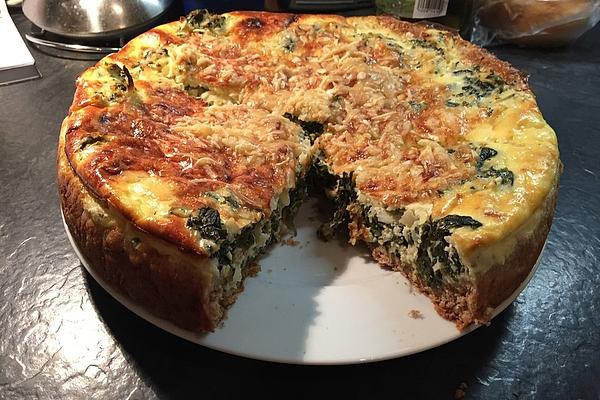 Parsley Root and Spinach Quiche À La Gabi