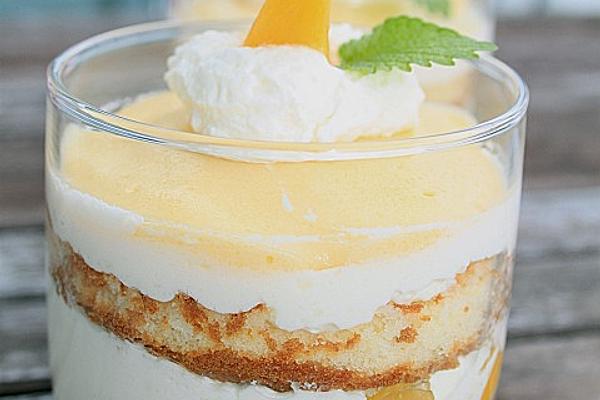 Passion Fruit Tart in Glass