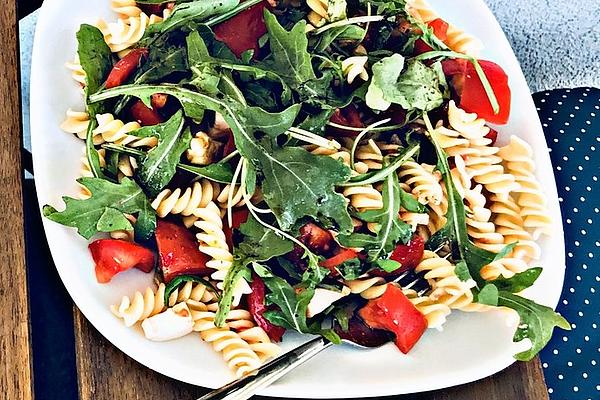 Pasta Salad with Rocket, Tomato and Mozzarella