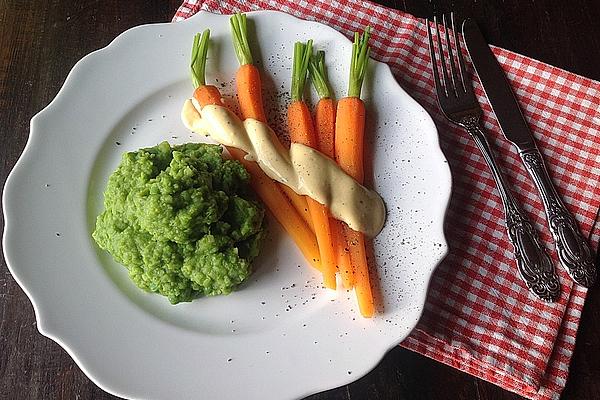 Pea Puree Made from Fresh Peas
