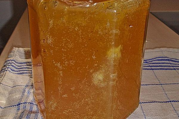 Peach, Banana, and Vanilla Jam