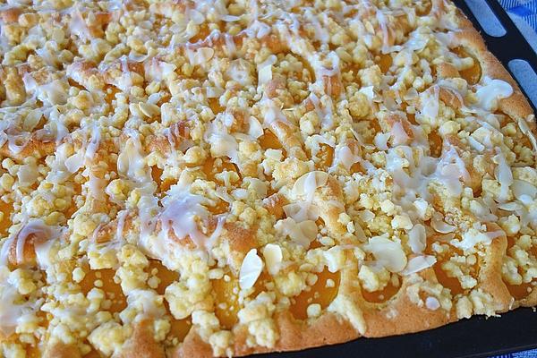 Peach – Sheet Cake with Sprinkles
