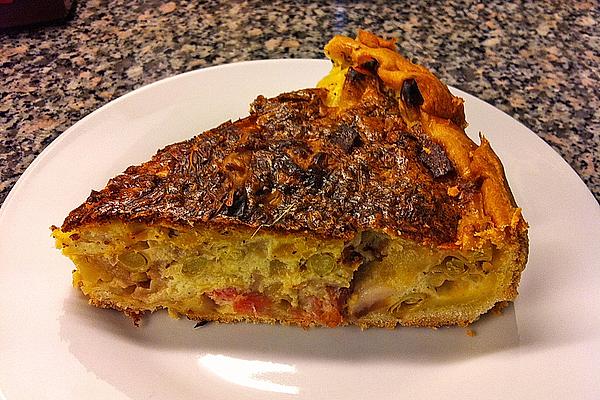 Pear and Bean Quiche