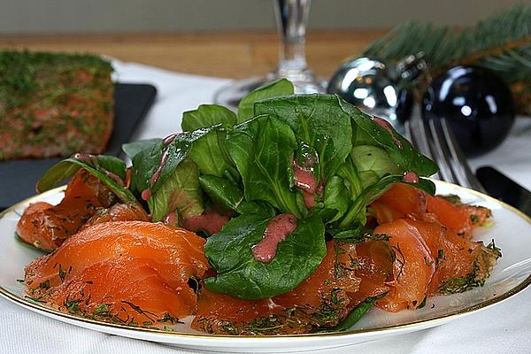 Pickled Salmon As Starter – Fabio`s Festive Menu