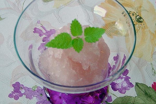 Pink Grapefruit Sorbet with Vodka