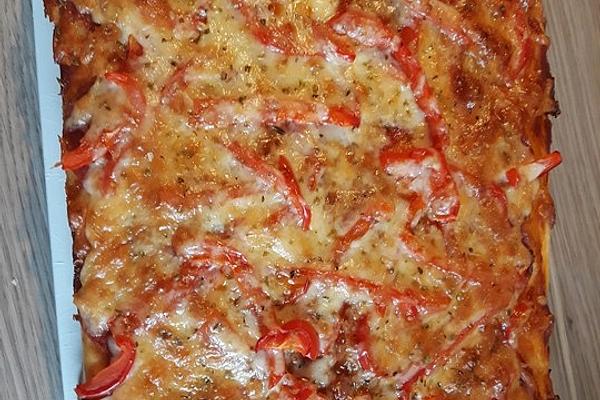 Pizza Dough Low in Calories and Fat