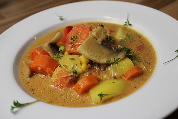 Pizza Soup Without Ready-made Products