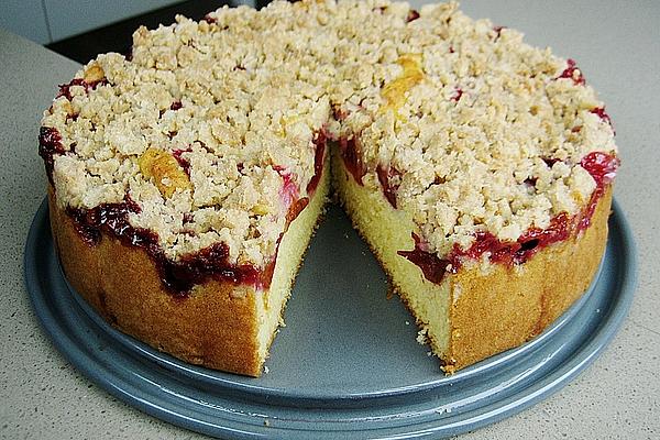 Plum Cake with Cinnamon Crumble