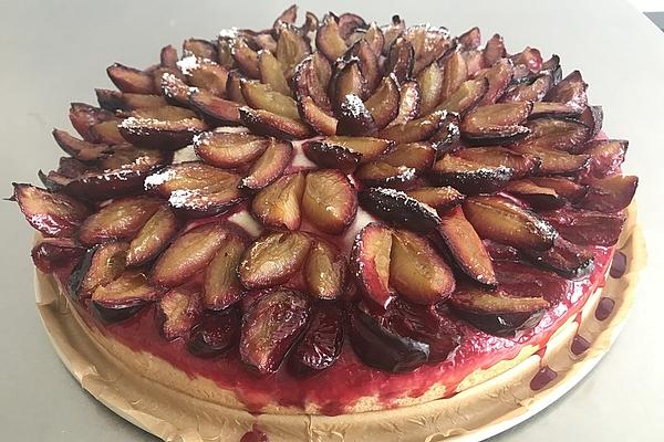 Plum Cake with Yeast Dough La Father-in-law