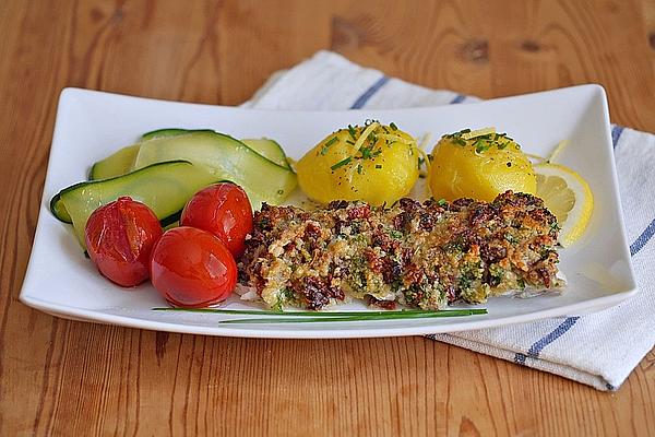 Pollack with Tomato Crust