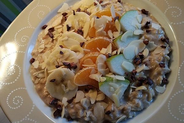Porridge with Oat Milk Without Sugar