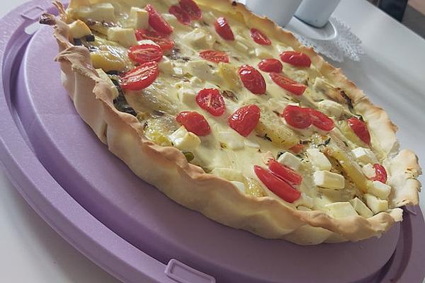 Potato and Leek Quiche