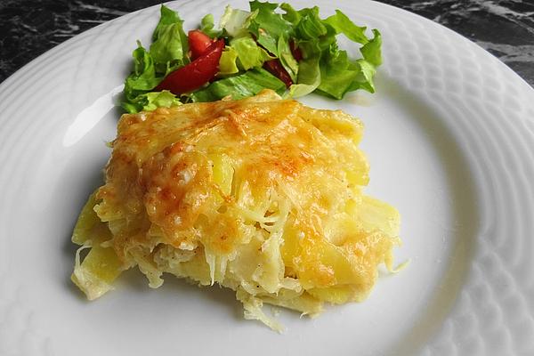 Potato and Parsnip Gratin